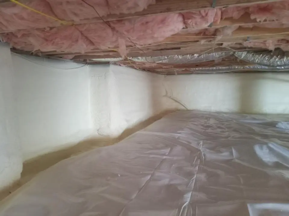 Crawl space encapsulation with closed-cell spray foam for Spray Foam Roofing in Kingman